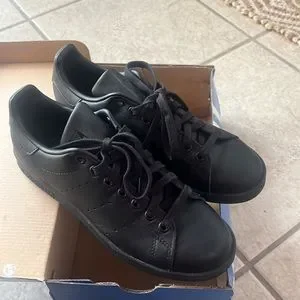 smith shoes black matte black stan smith